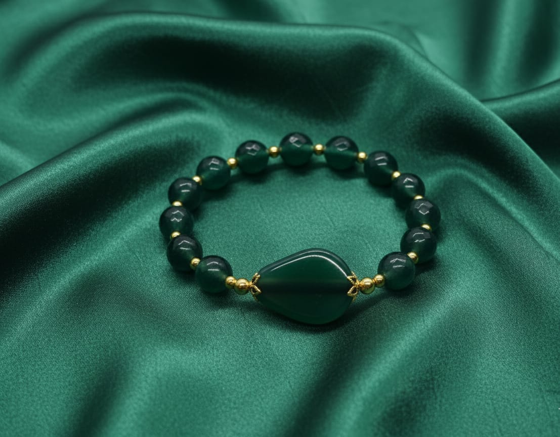 Serenity Green Agate Bracelet ✨