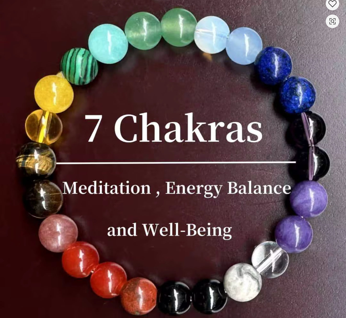 7 Chakras – Meditation & Energy Balance Bracelet