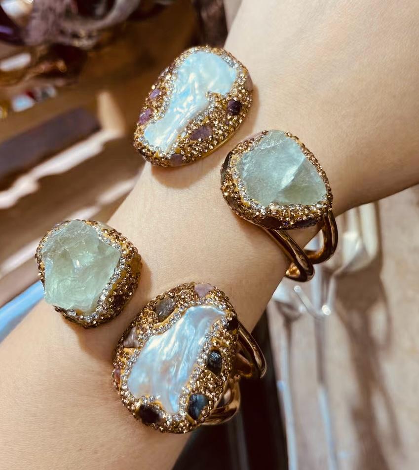 ✨ Natural Fluorite Luxury Bracelet ✨