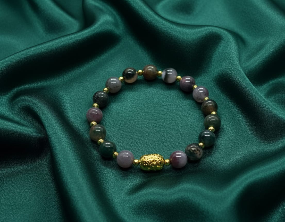✨ Moss Agate Harmony Bracelet ✨