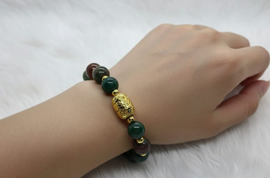 ✨ Moss Agate Harmony Bracelet ✨