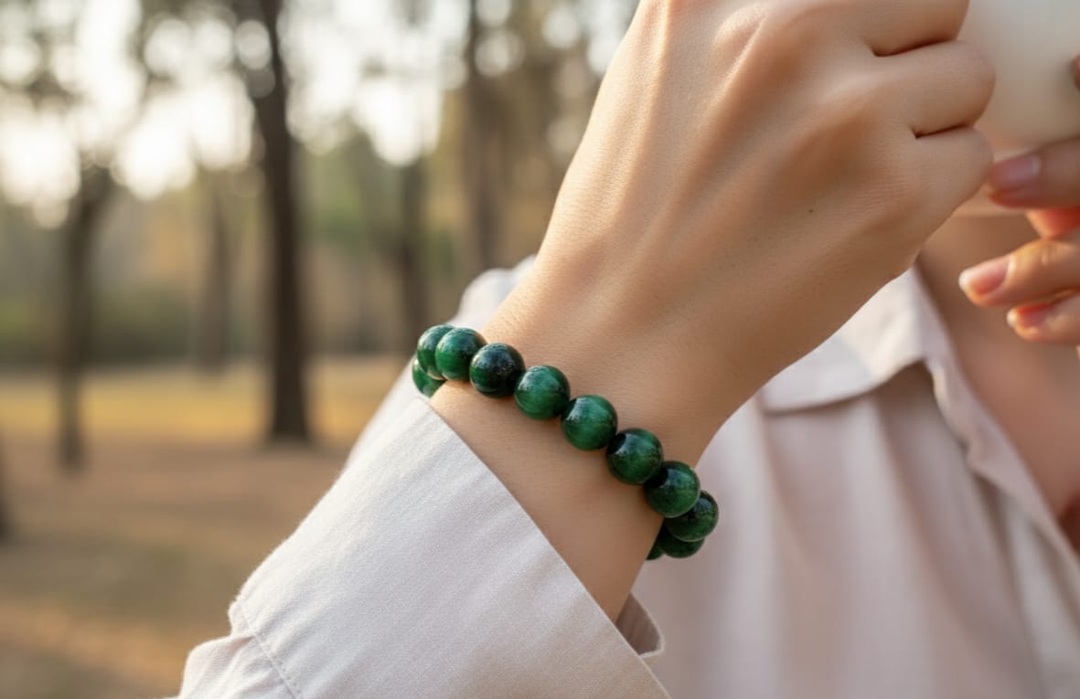 Green Tiger’s Eye Bracelet ✨