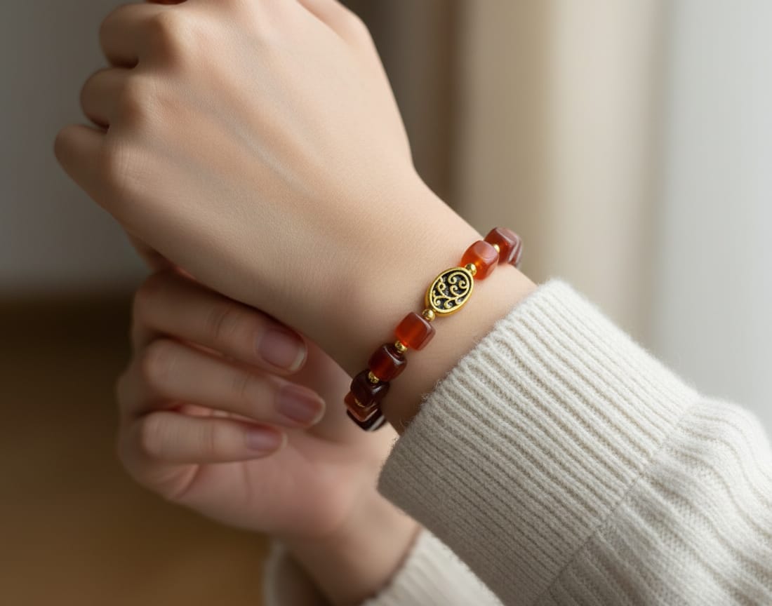 Red Carnelian Fire Bracelet ✨