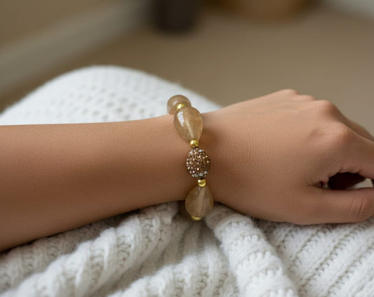 Golden Rutilated Quartz Bracelet ✨