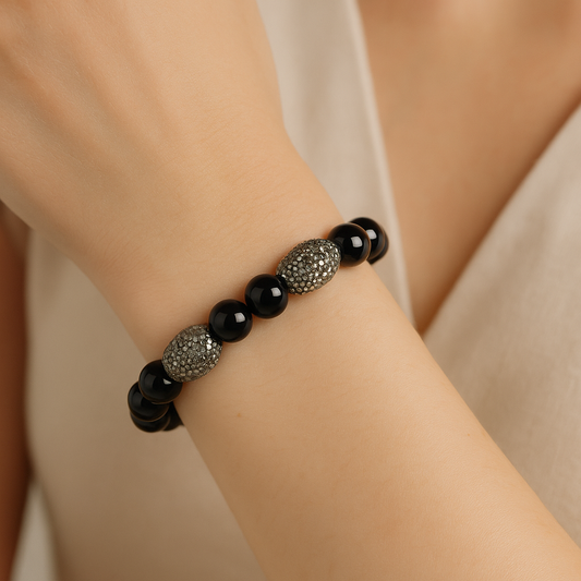 The Black Onyx Power Bracelet