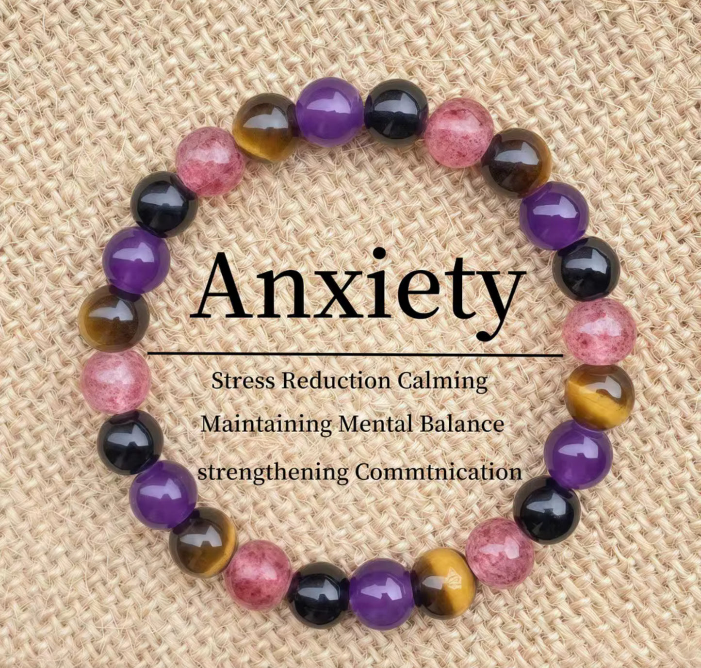 🌿 Anxiety Relief Bracelet | Calming • Balance • Inner Peace