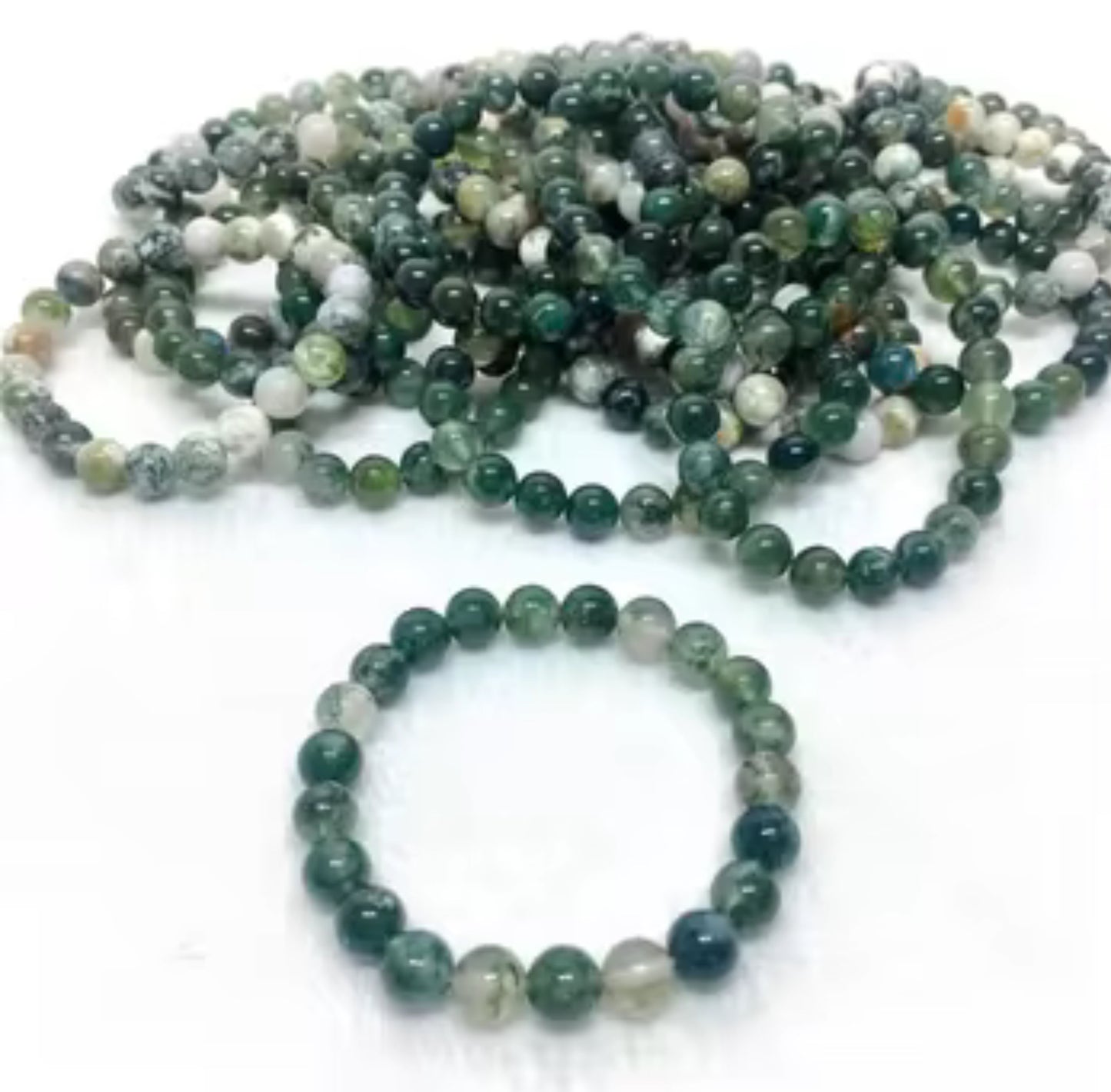 Moss Agate Bracelet