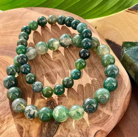 Moss Agate Bracelet