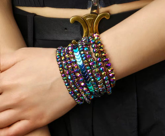 Hematite Bracelet – Bold Colors, Positive Energy