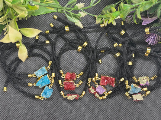 Raw Quartz Energy Bracelet | Protection • Clarity • High Vibes