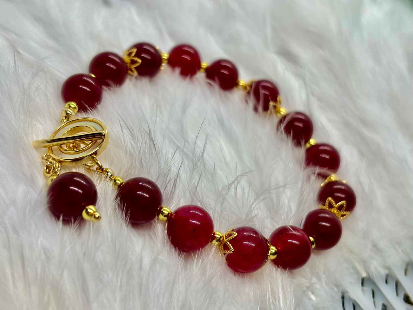 Natural Red Jade is the stone of vitality, courage, and passion