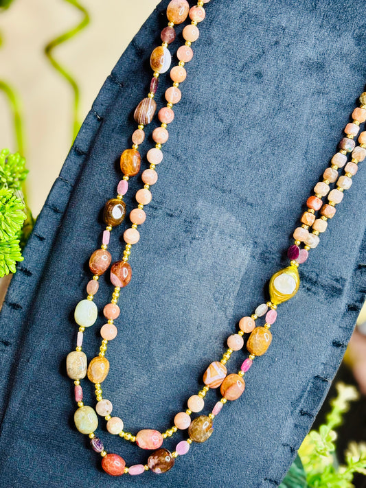 Blush Harmony Necklace – أنوثة، حب، وراحة داخلية