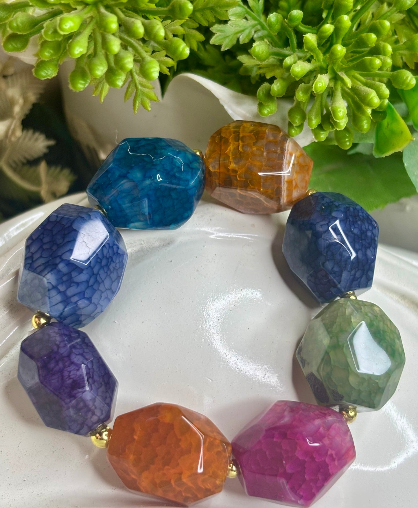 Aurora Agate Bracelet