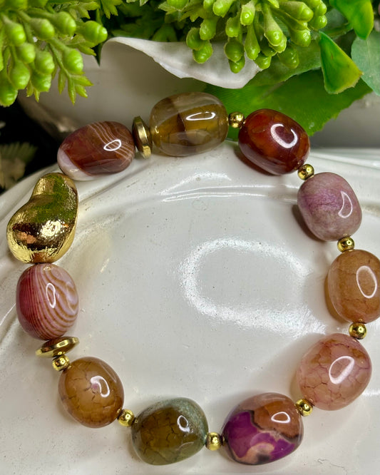 Grounded Heart Bracelet